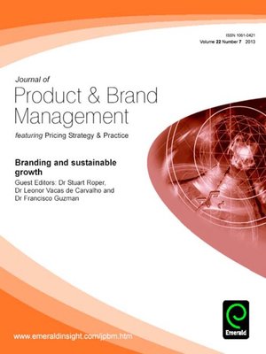 cover image of Journal of Product & Brand Management, Volume 22, Issue 7